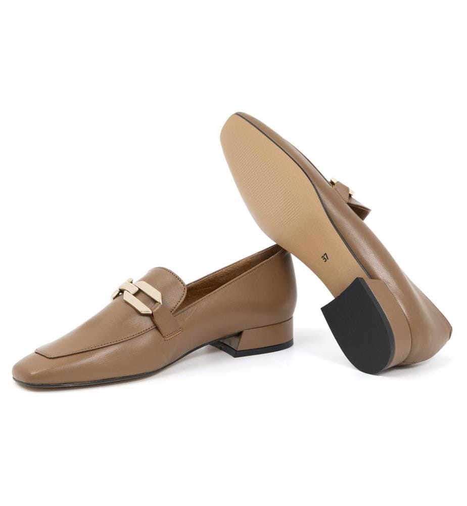 Lederschuhe - Beige