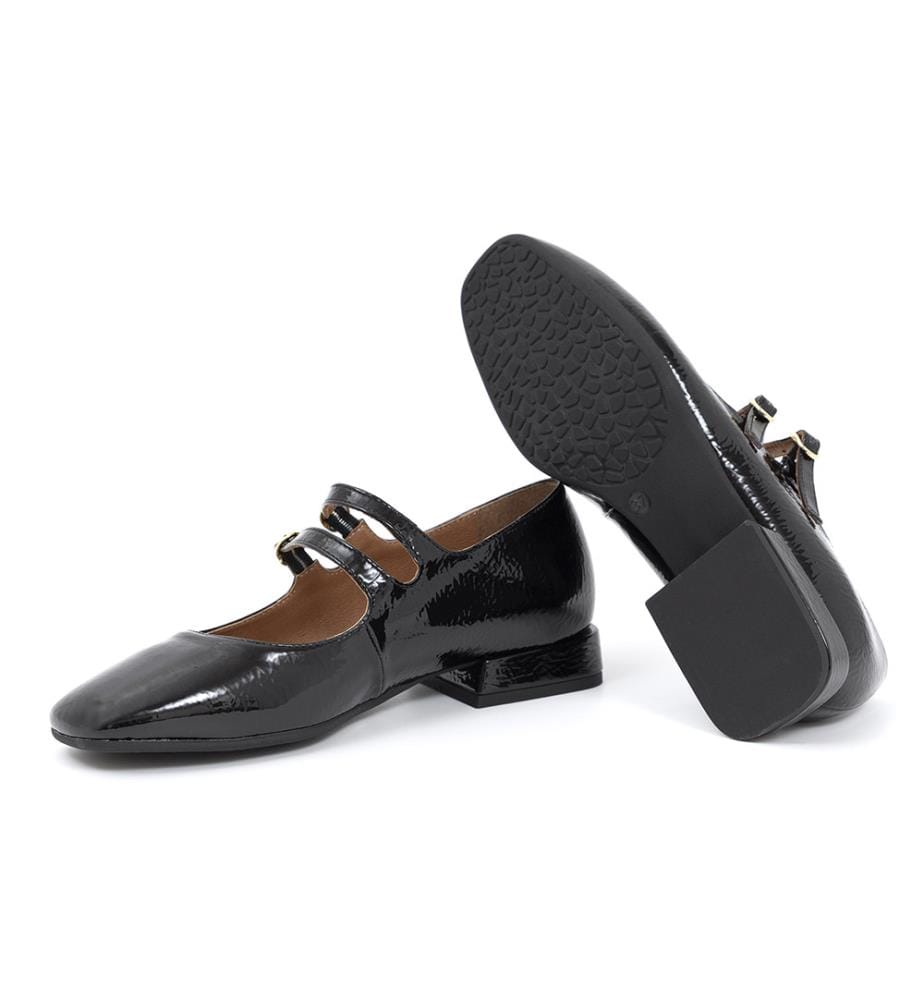 Lackschuhe zum Anziehen - Schwarz
