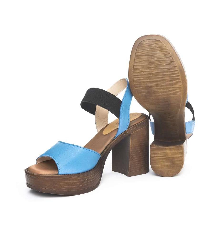 Dressing-Schuhe aus Leder - Blau