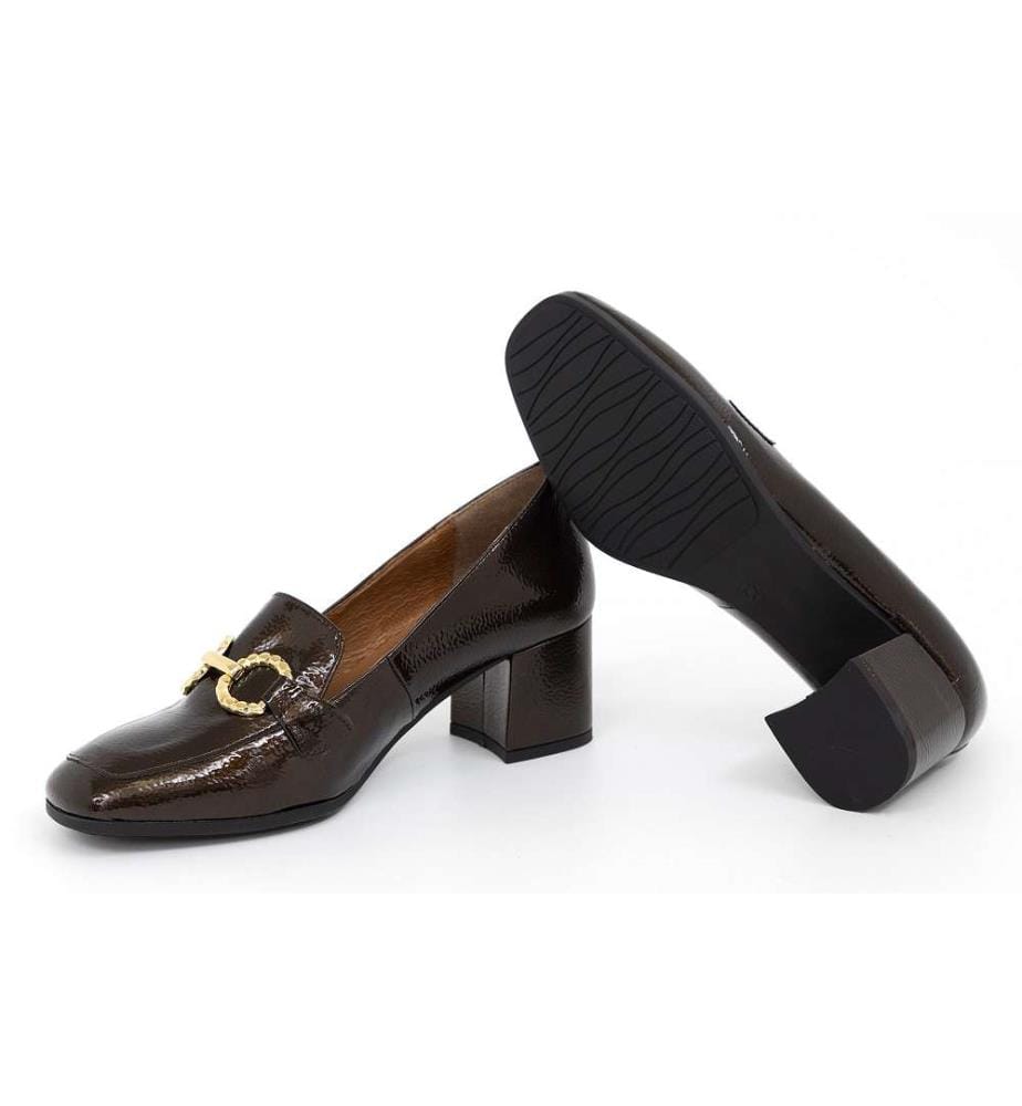 Dressing-Schuhe aus Leder - Bronze