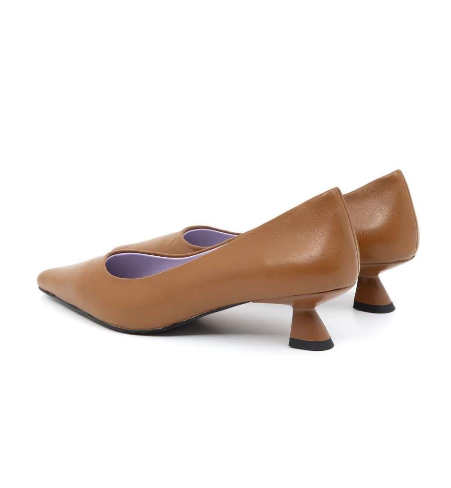 Dressing-Schuhe aus Leder - Hellbraun