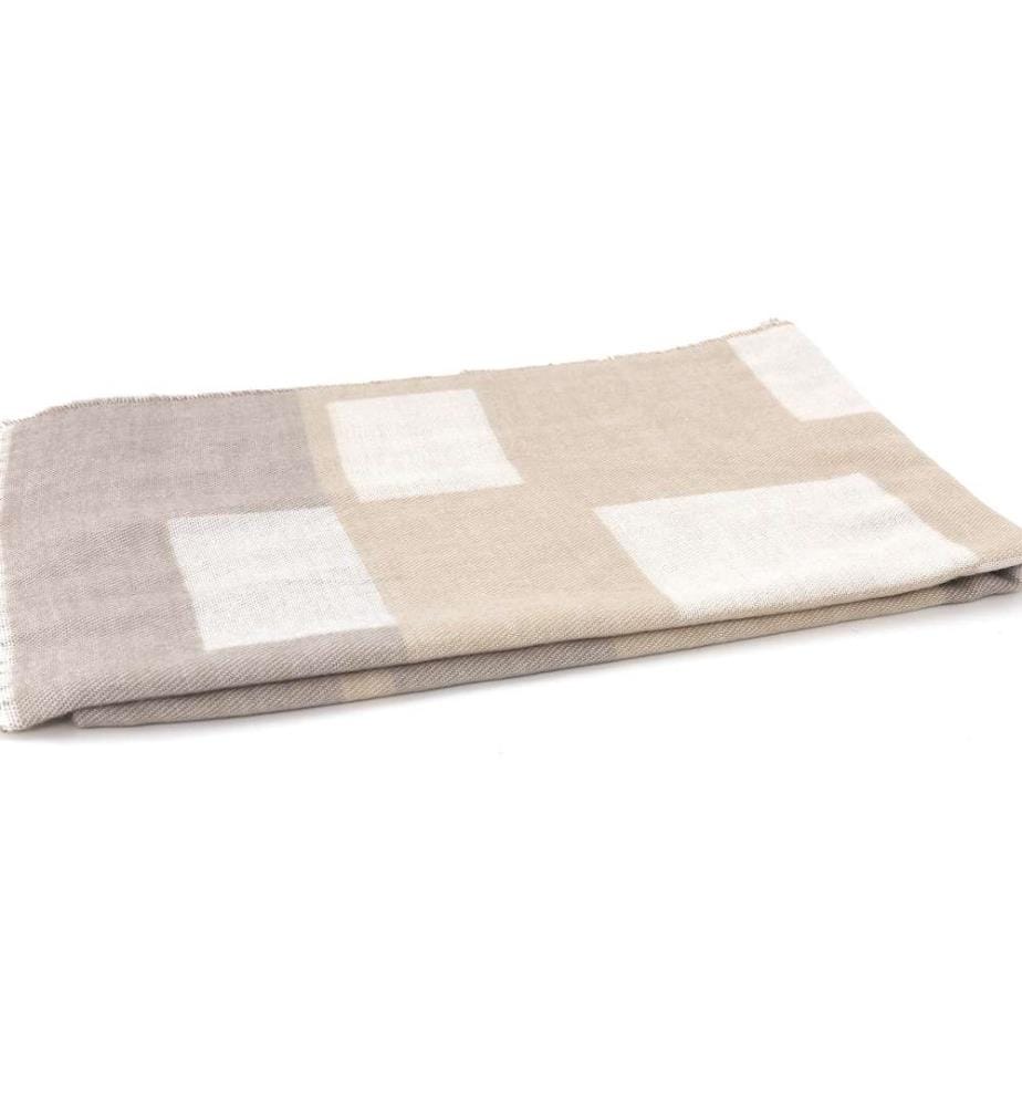 Buf Micua Schal - Beige und Taupe