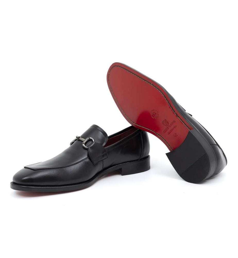 Mocassin en cuir - Noir