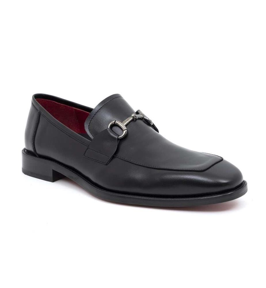 Mocassin en cuir - Noir