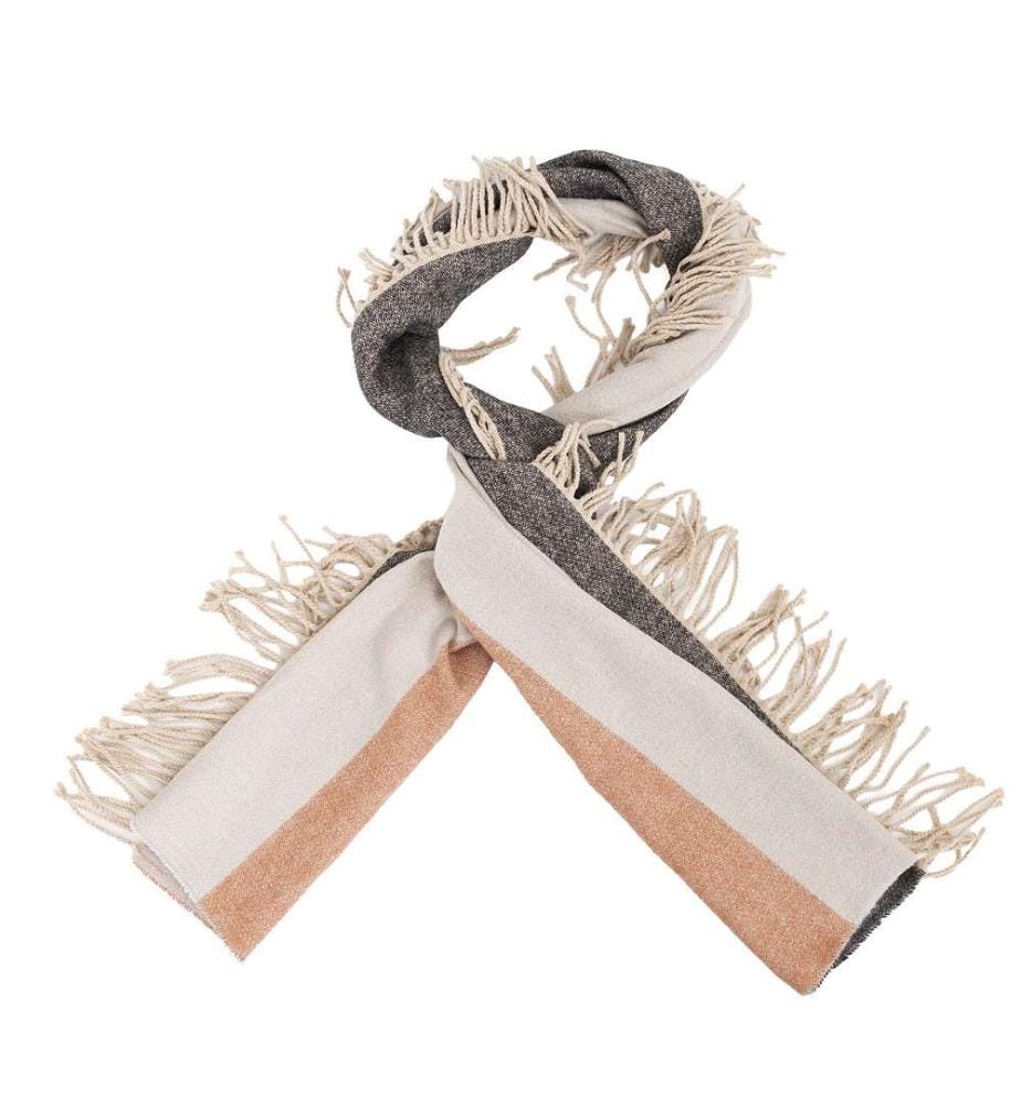 Miline Schal - Beige und Orange