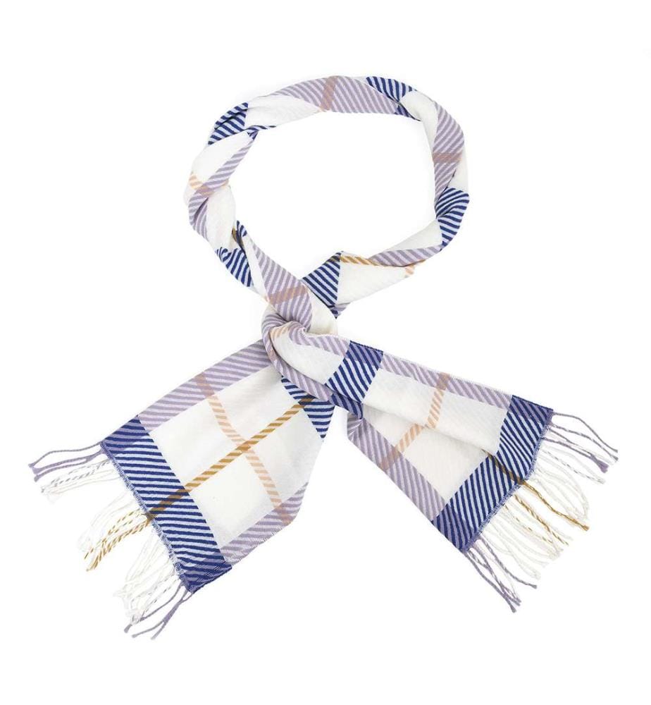 Mipates Schal - Weiss und Blau