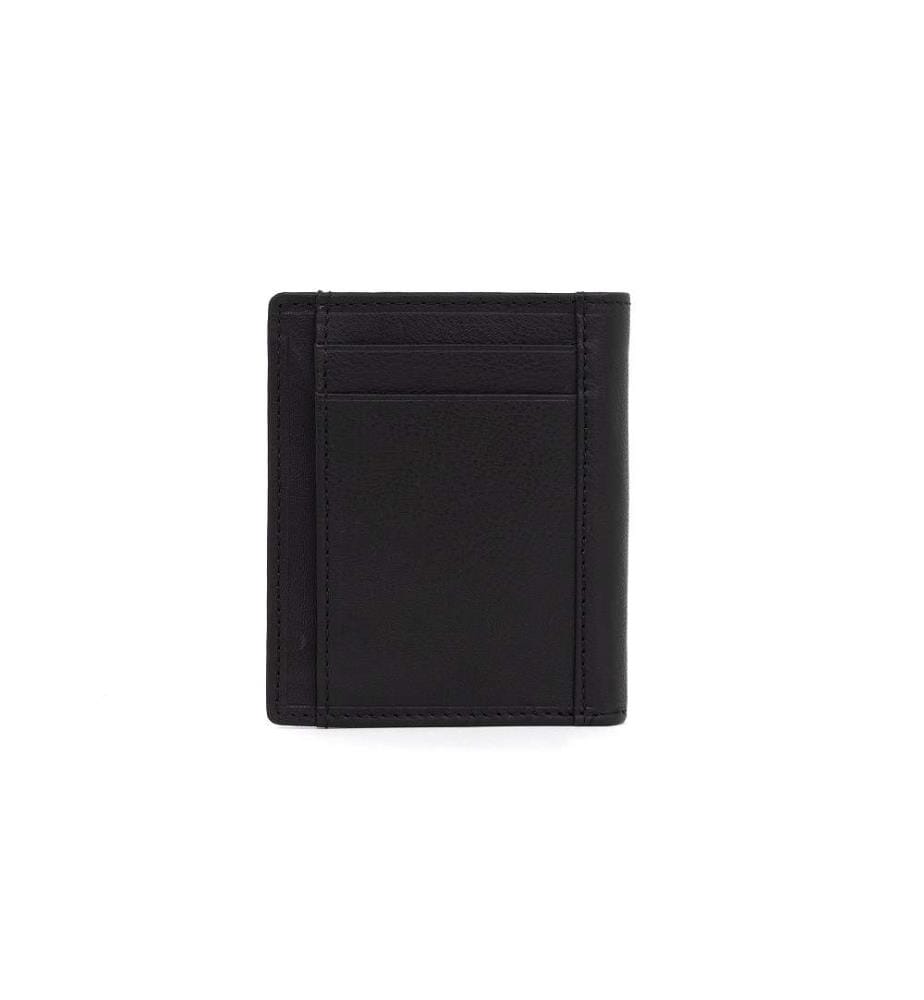 Schwarzes Leder Portemonnaie