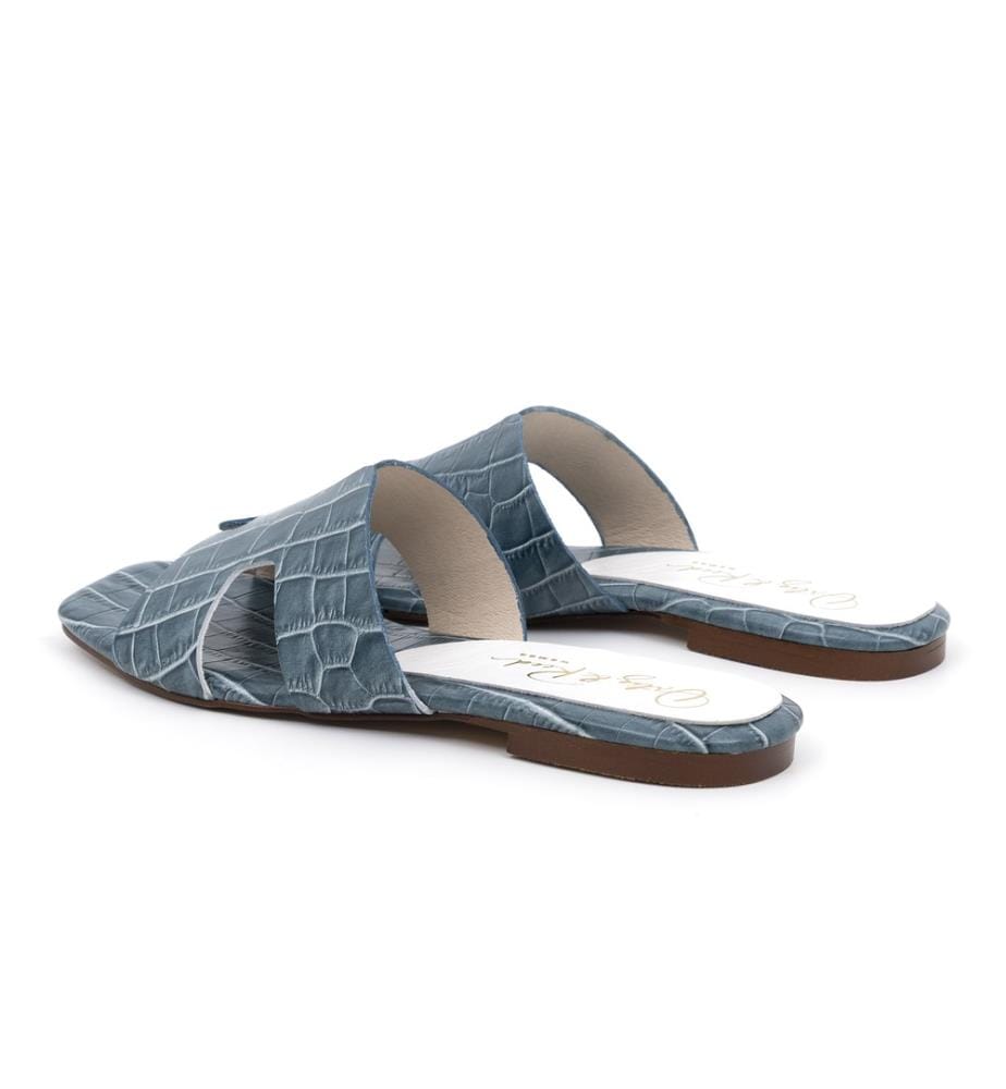 Ledersandalen - Blau