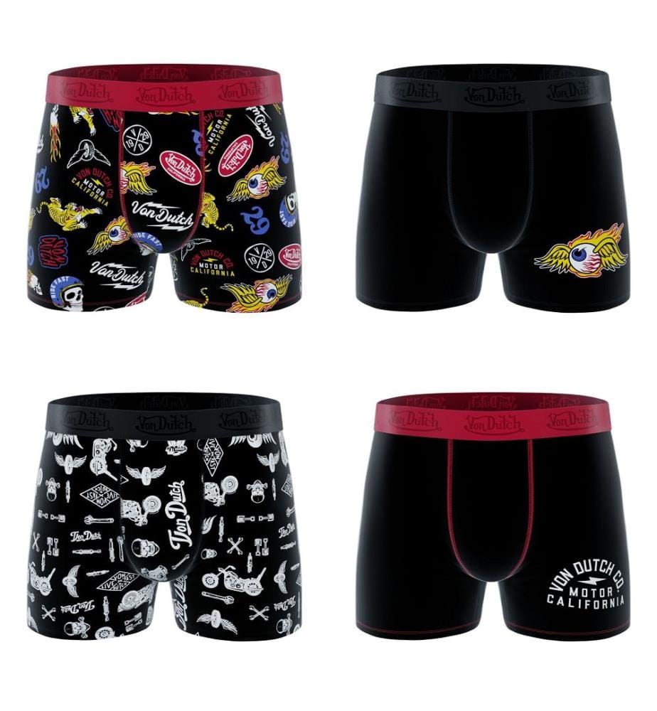 4er-Pack Boxershorts – Mehrfarbig