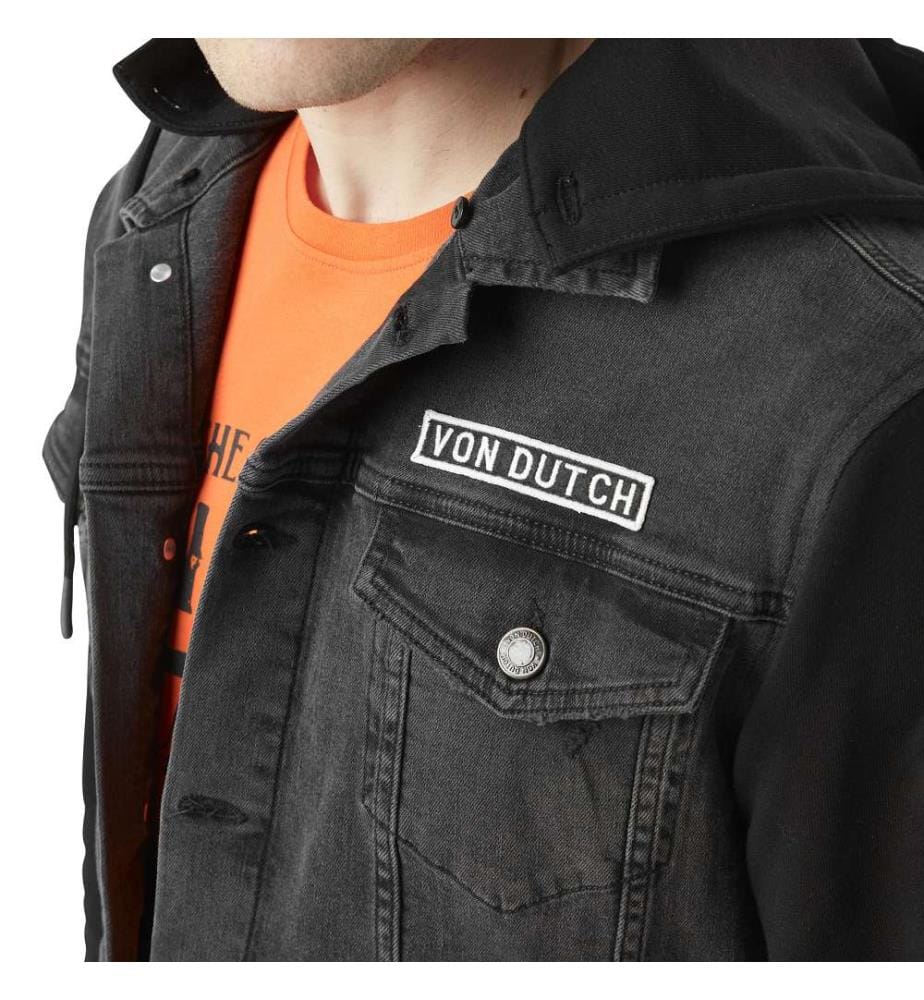 Dutch Used Jeansjacke – Schwarz