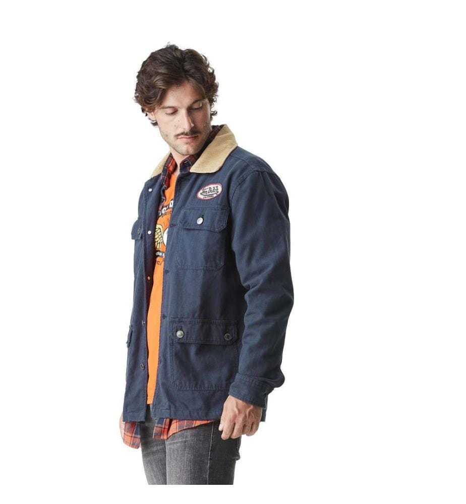 Jacke „Will“ – Marineblau / Camel
