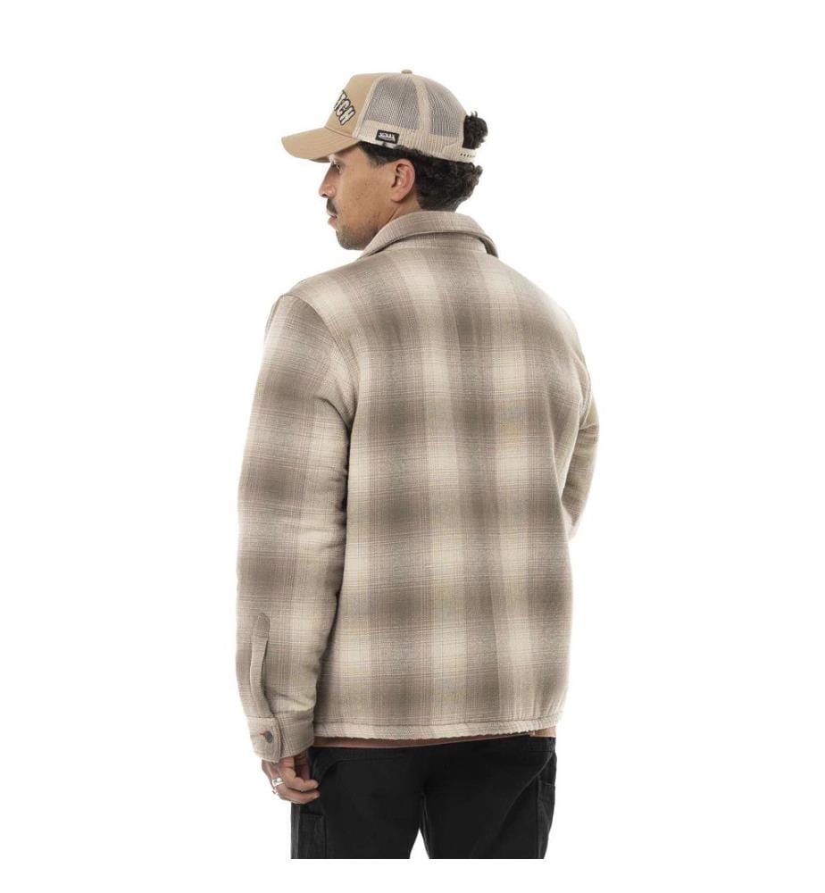 Heaven-Überhemd – Beige/Braun