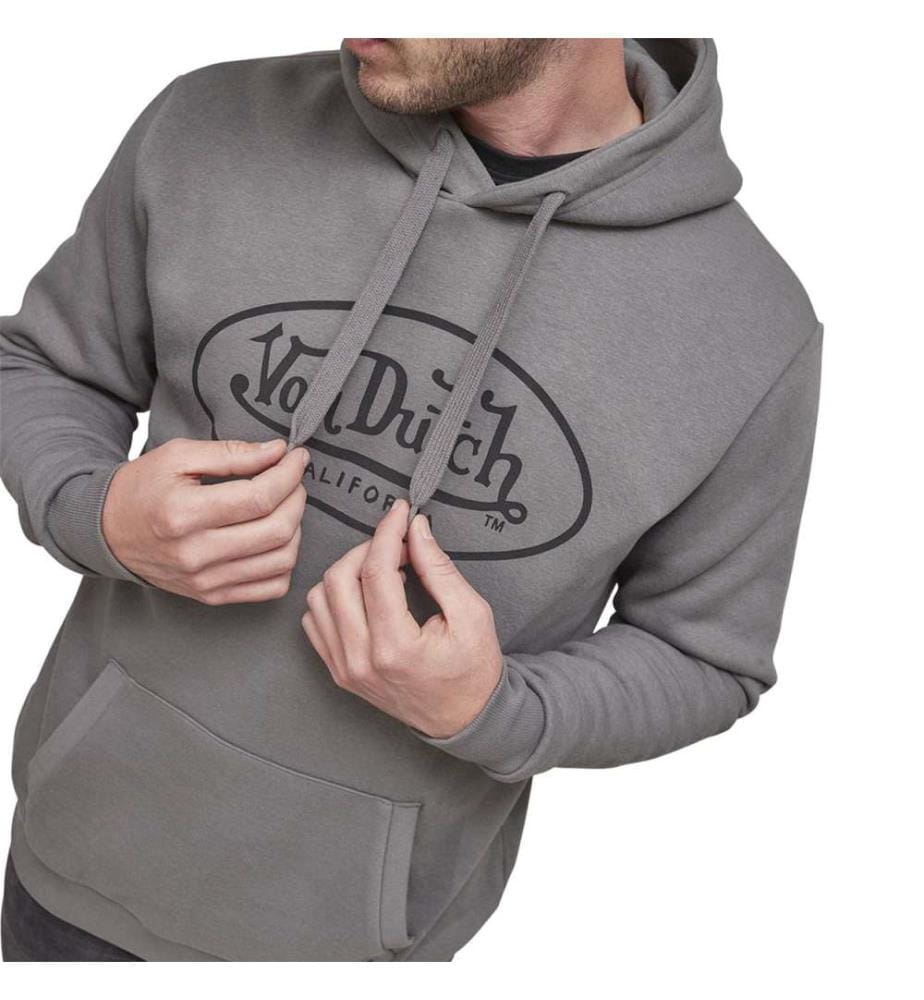 Hoodie-Marke – Grau / Schwarz