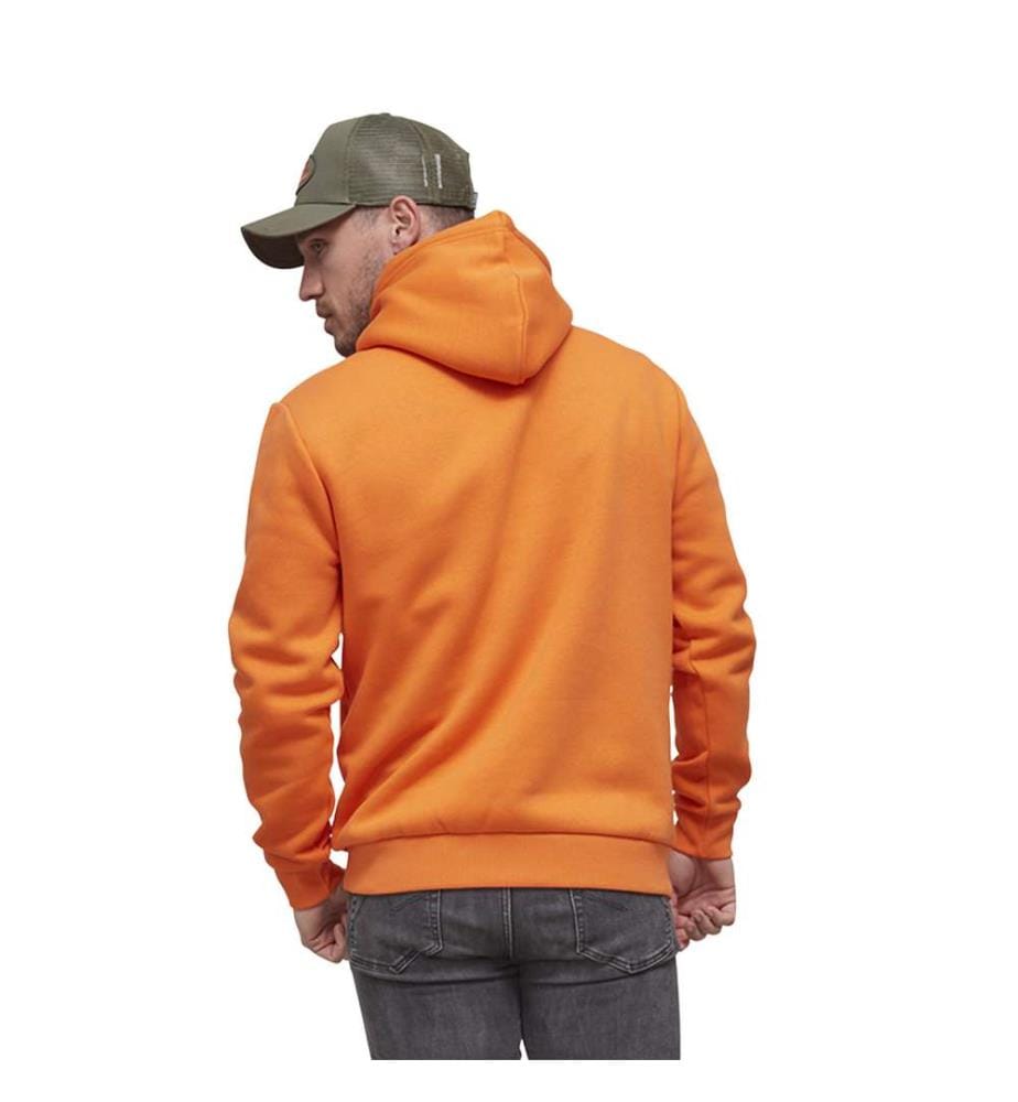 Hoodie Brand - Orange / Noir