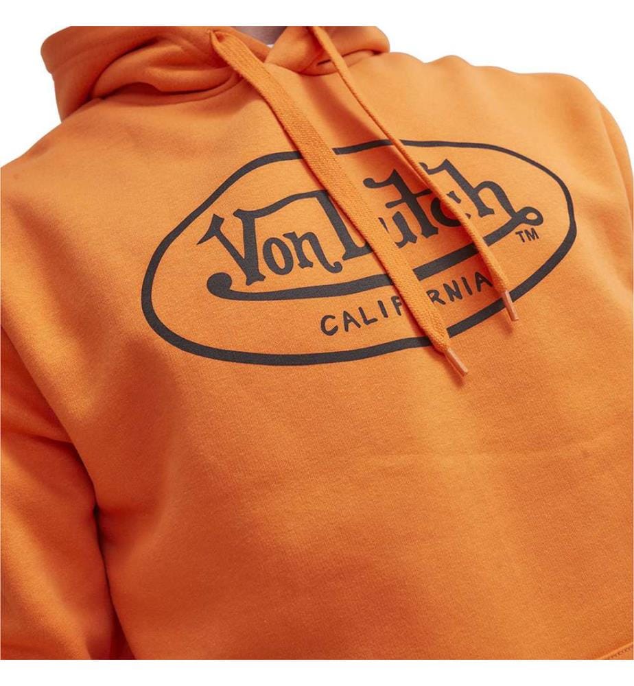 Hoodie Brand - Orange / Noir