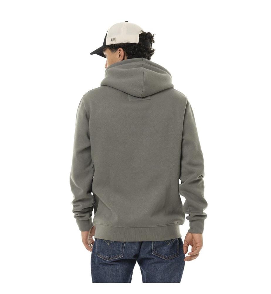Felpa con cappuccio e zip Free - Grigio scuro / Nero