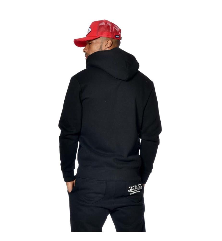 Hoodie zippé Sliman - Noir