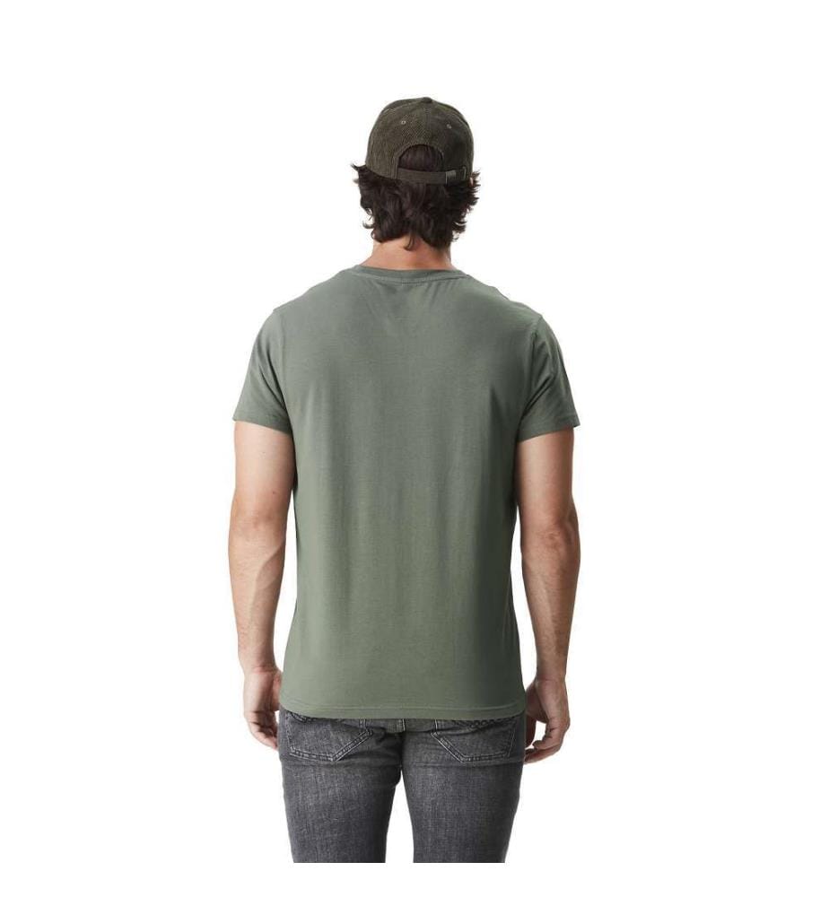 T-shirt - Khaki / Orange