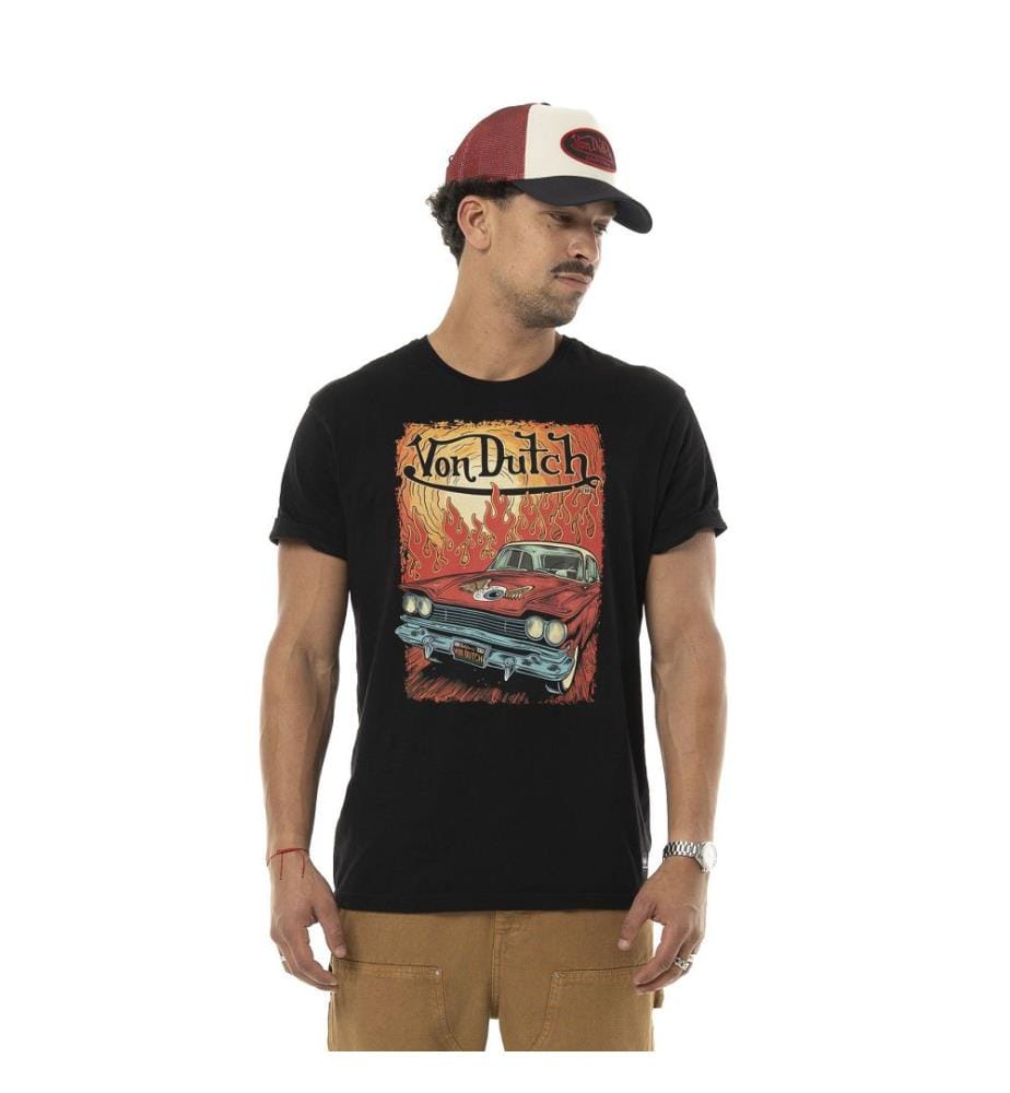 T-shirt - Black / Red / Orange