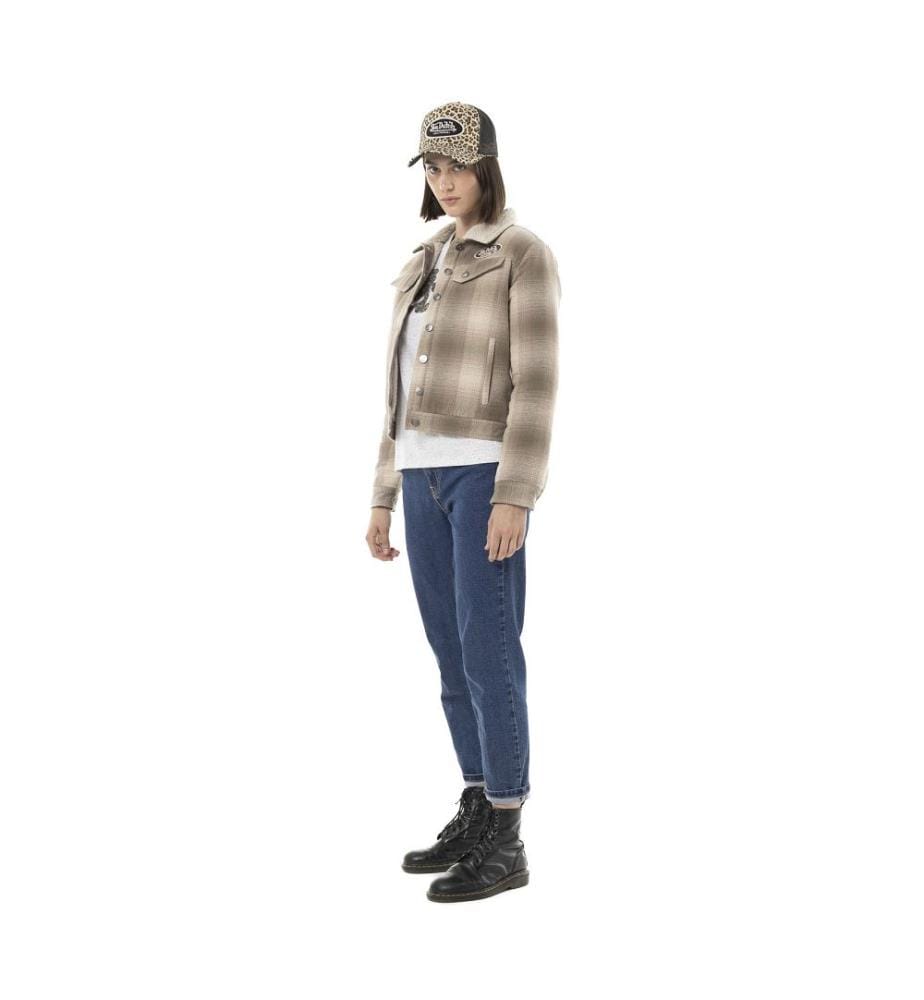Giacca a quadri - Beige / Marrone
