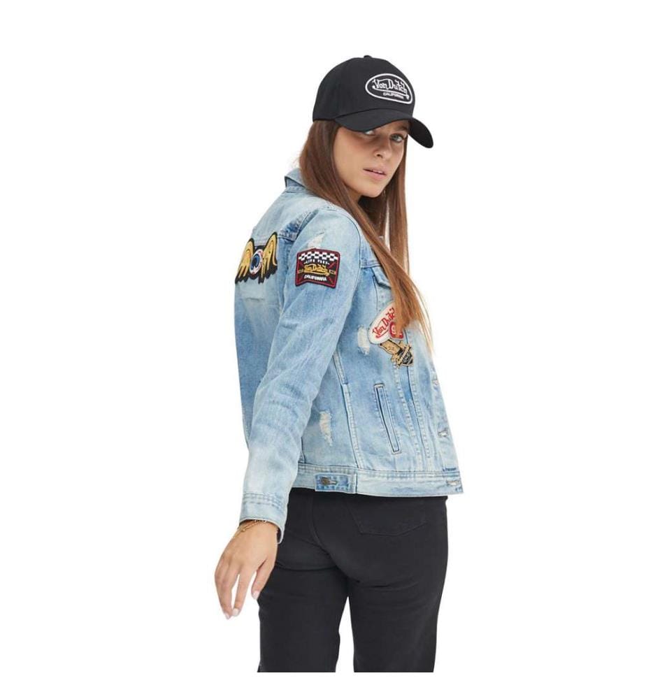 Jeansjacke „Sally Used“ – Blau