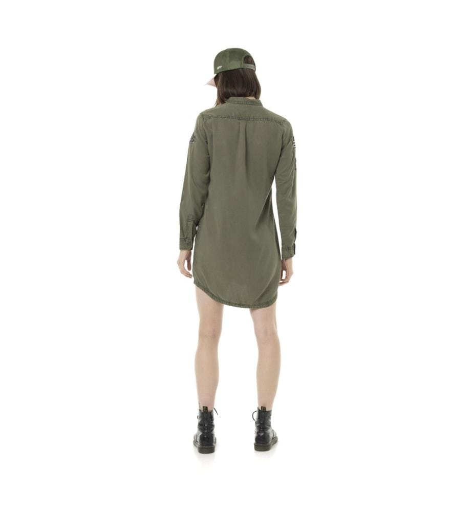 Chem Shirt Dress - Beige