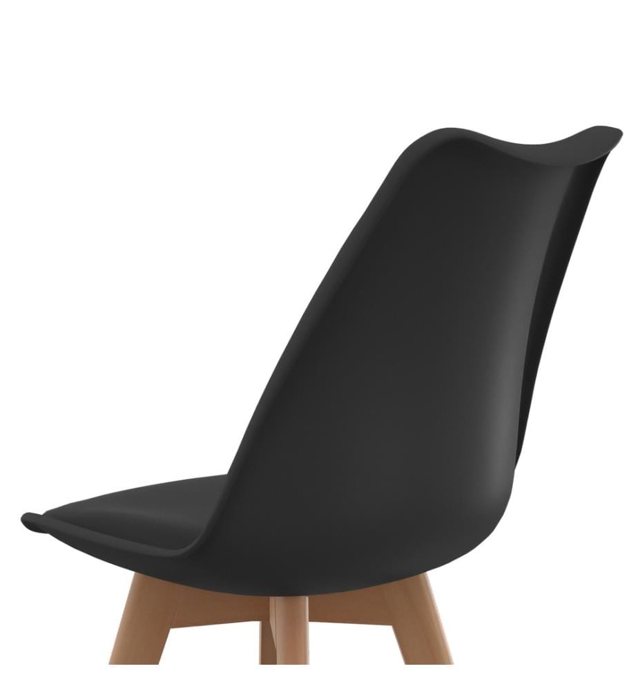 6er-Set Stühle Nordia 46 x 51 x 79.5 cm - Schwarz