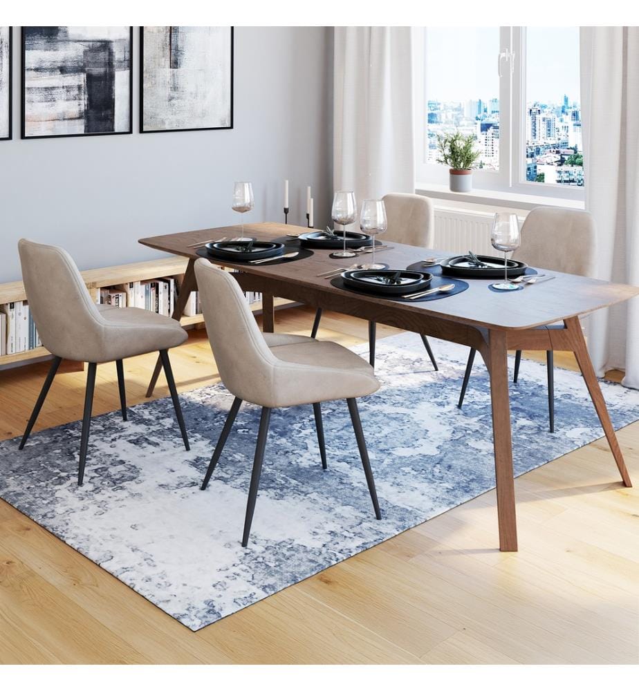 Set di 4 sedie Olivia - Taupe