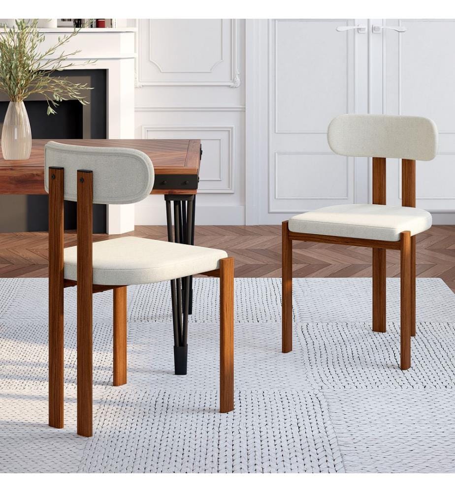 4er-Set Elsa-Stühle – Beige