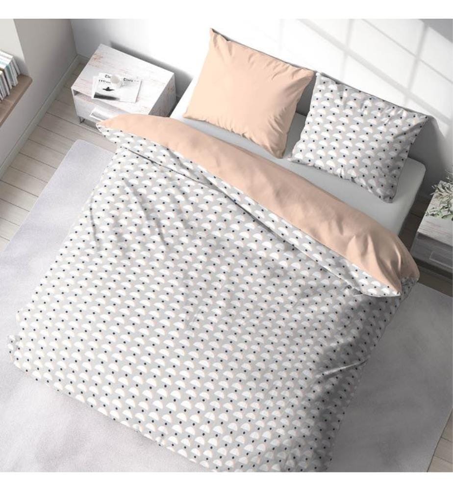 Bettdeckenbezug 3-teilig 240x220cm 100% Mikrofaser 72Gsm Lobe