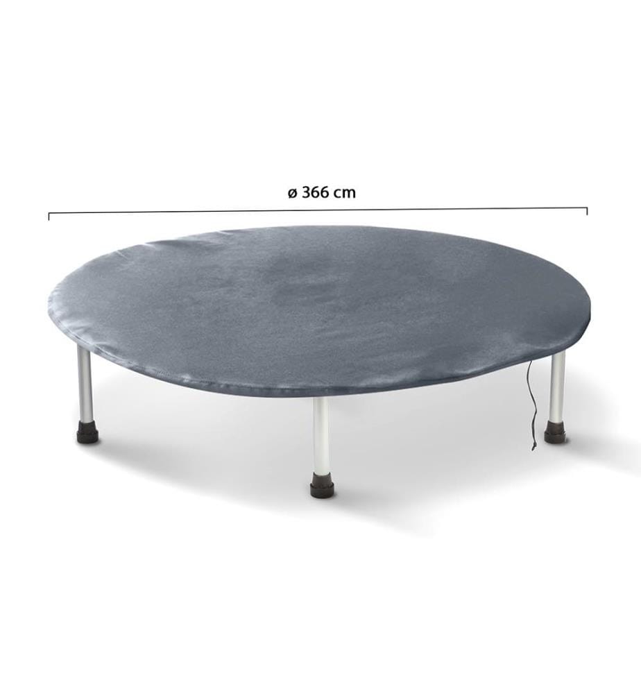 Housse de protection pour trampoline - 360 x 360 cm - Noir