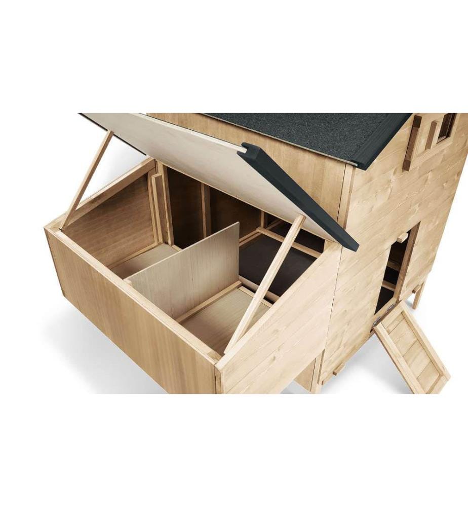 Chalet Hühnerstall mit integriertem Nest - 6-10 Hühner