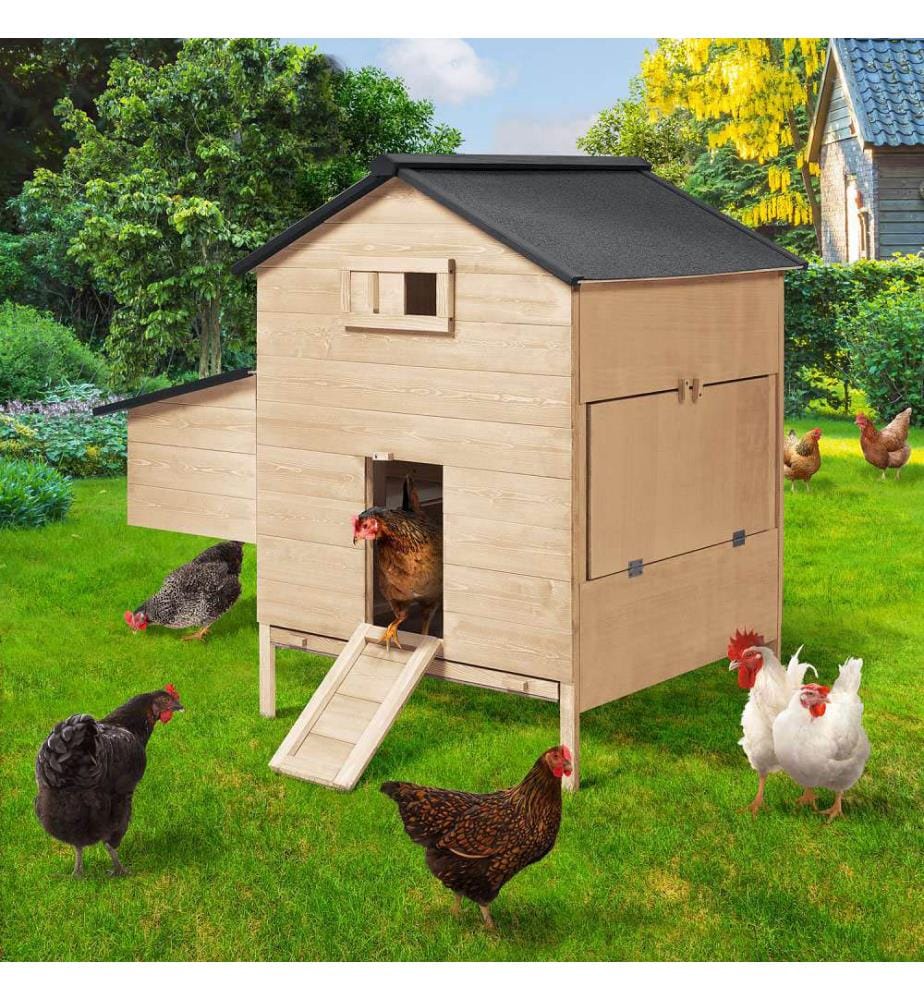 Chalet Hühnerstall mit integriertem Nest - 6-10 Hühner