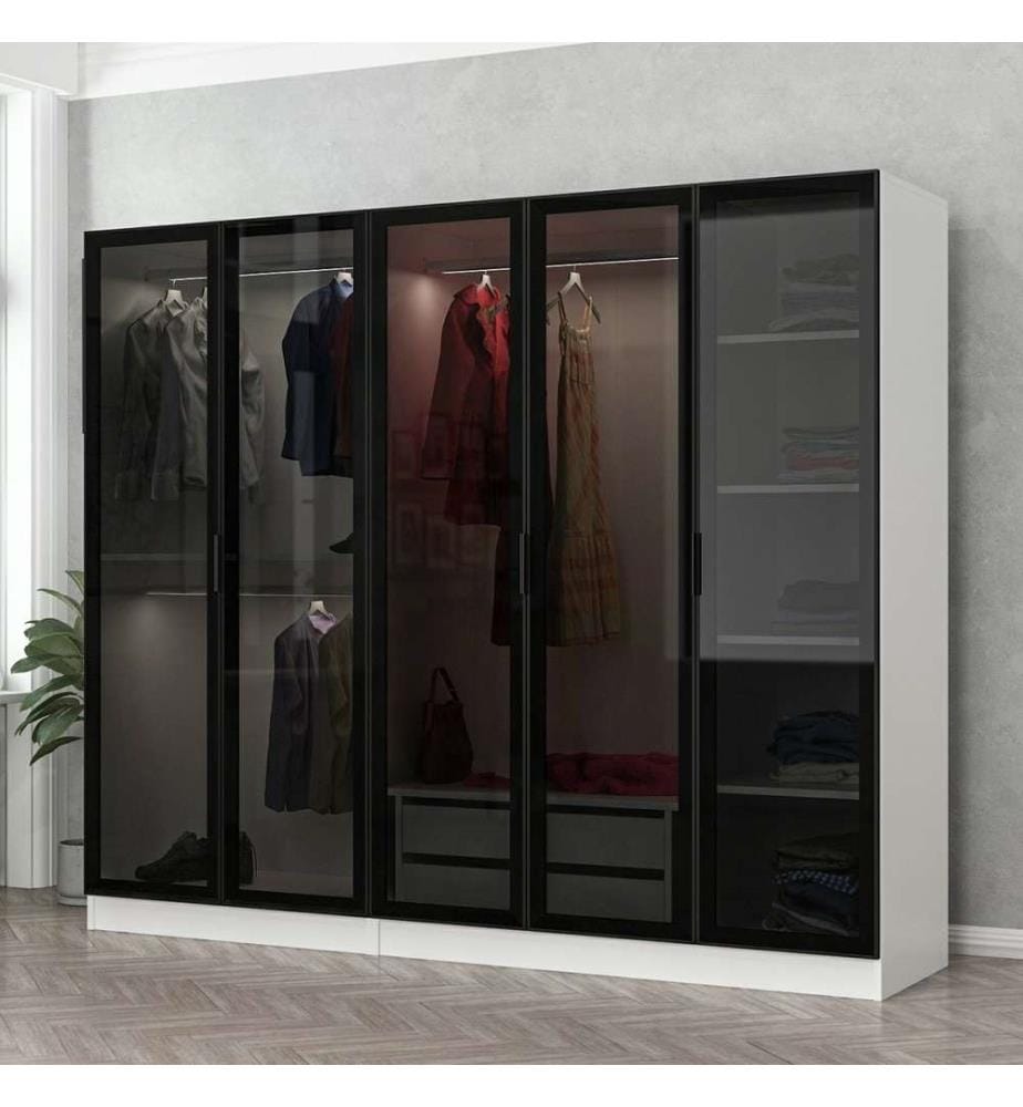 Wardrobe - White Black