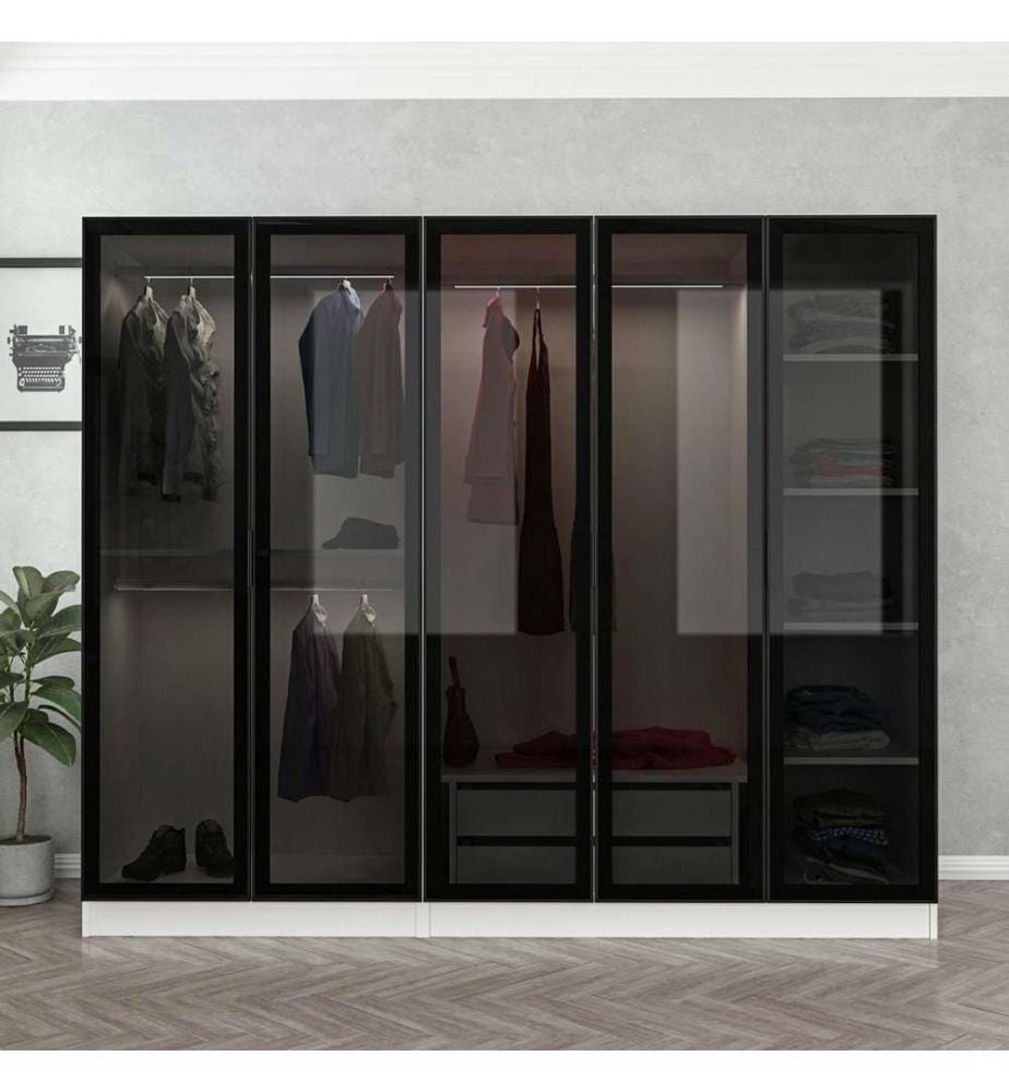 Wardrobe - White Black