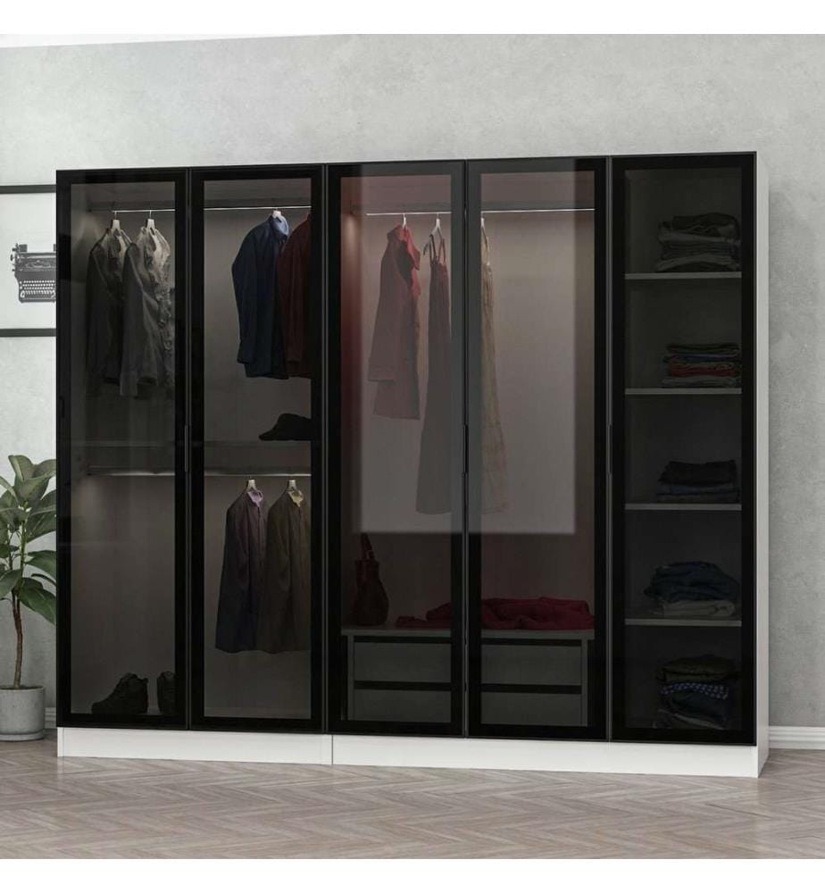 Wardrobe - White Black