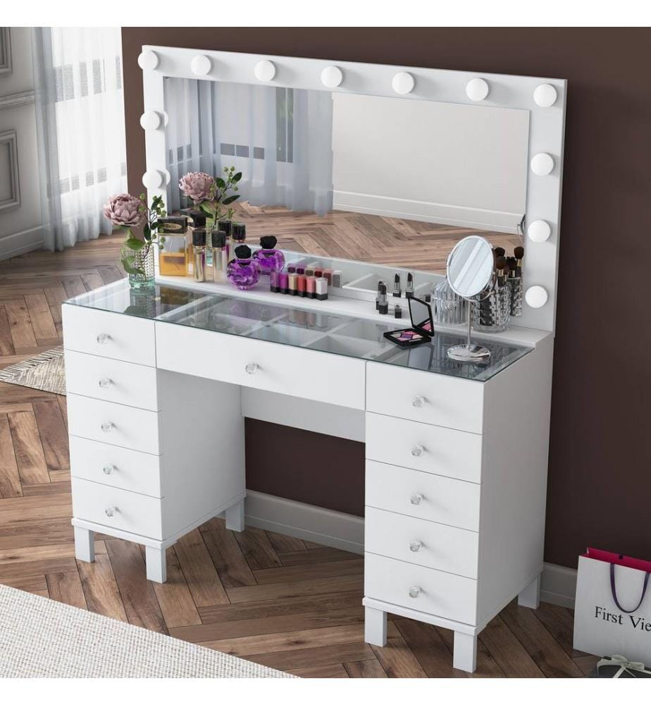 Make-Up Table - White