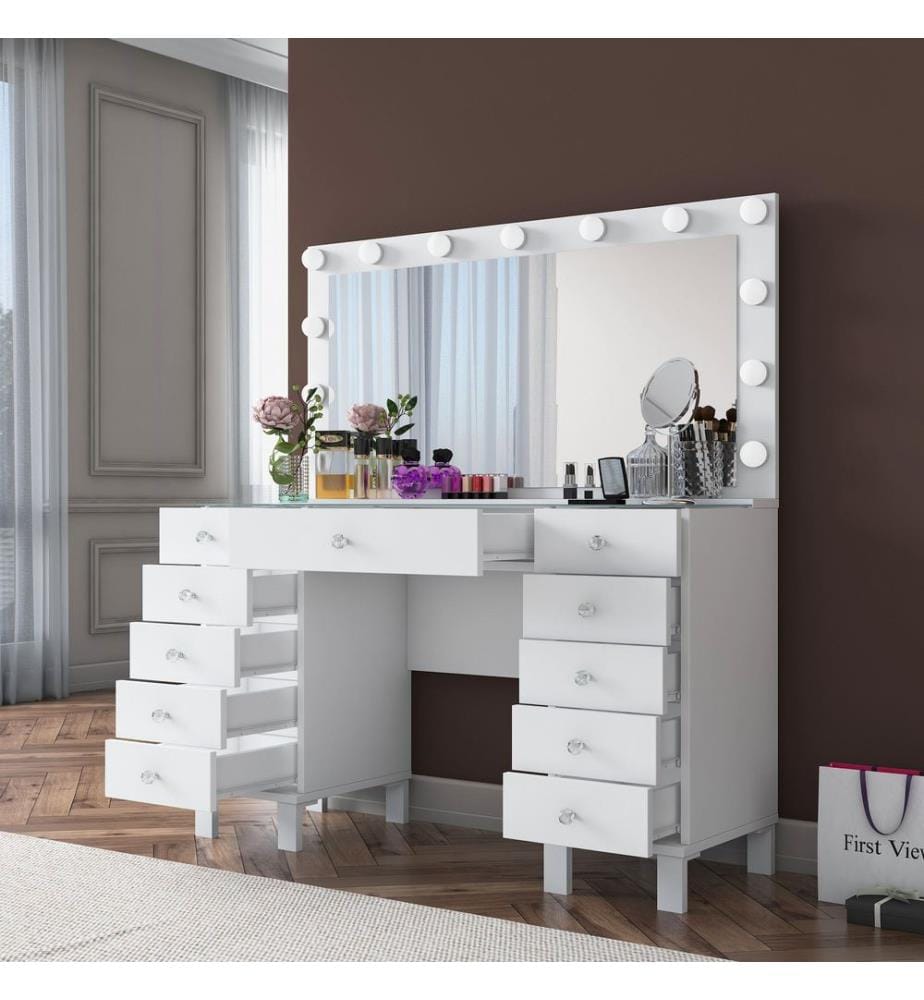Make-Up Table - White