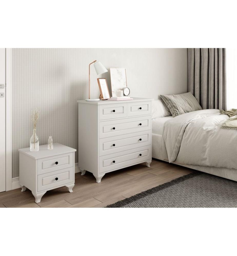 Commode - Blanc mat