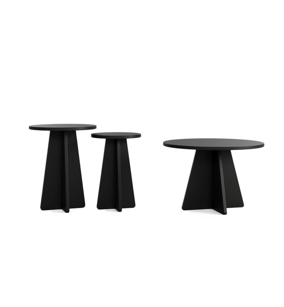 Ensemble de tables basses - Noir