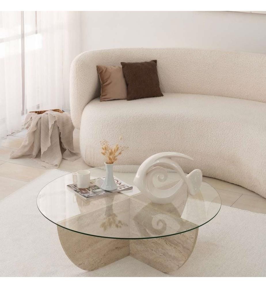 Couchtisch – Travertin
