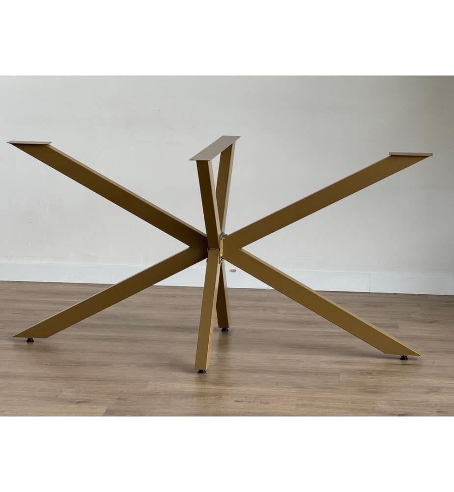 Pieds de table en métal - Dorés