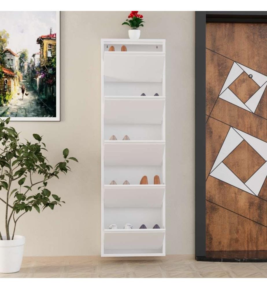 Armoire à chaussures - Blanche