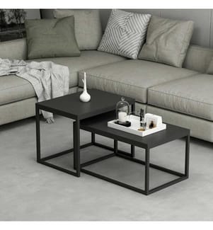 Nesting Table (2 Pieces) - Black