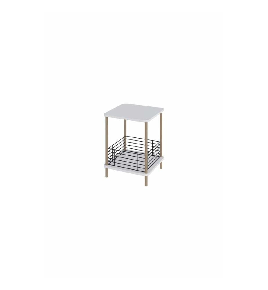Table d'appoint - Blanc Noir