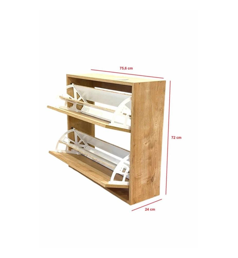 Armoire à chaussures - Chêne saphir