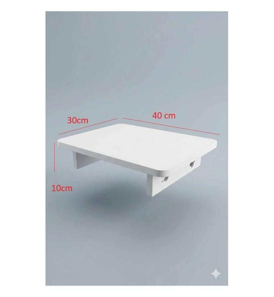 Table d'accoudoir - Blanche