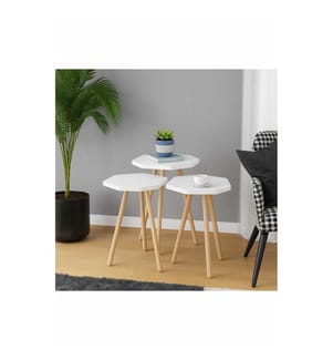 Nesting Table (3 Pieces) - White