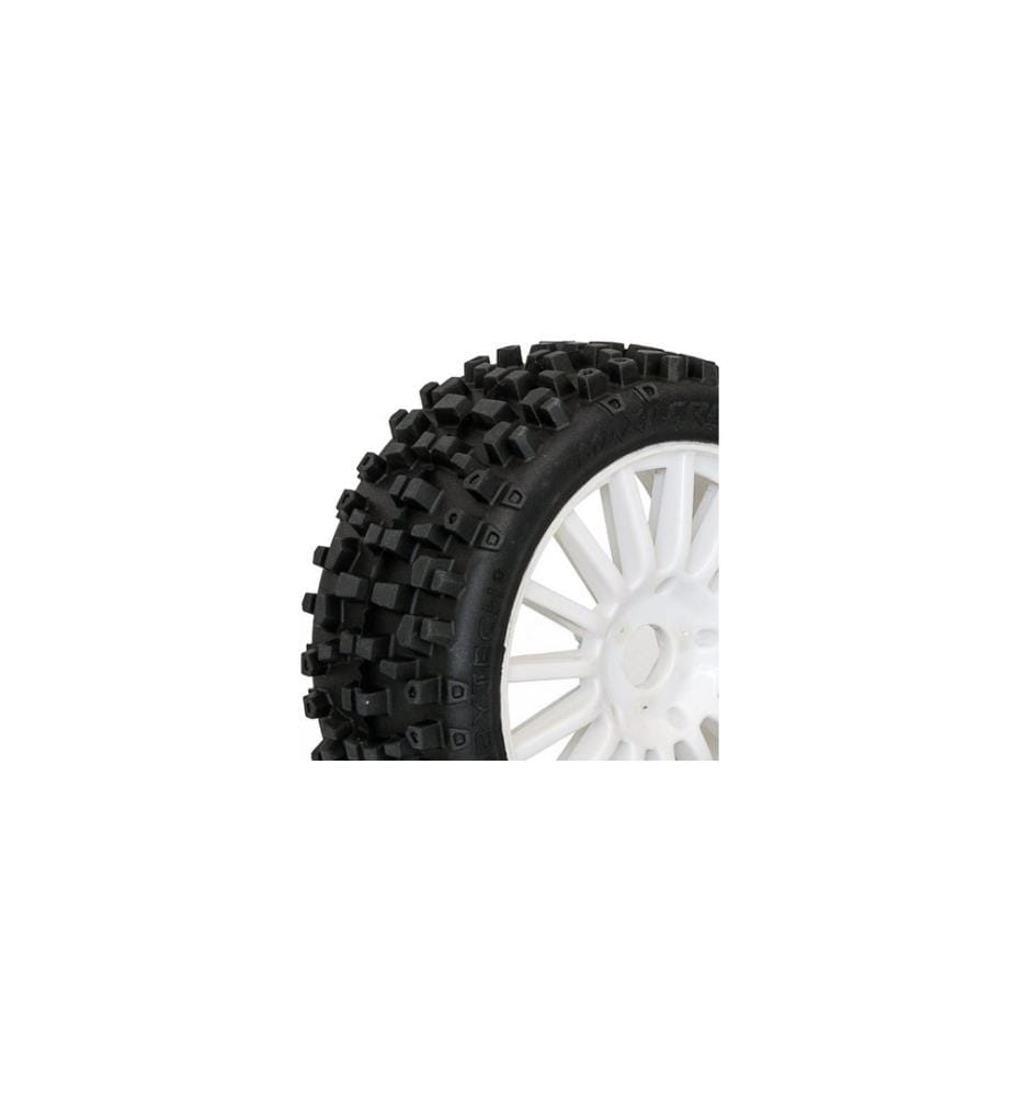 Hobbytech Kompletträder MAXI CROSS Buggy Weiss, 1:8