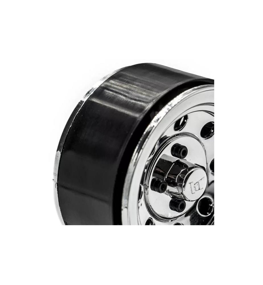 Hobbytech Felgen 1.9' Beadlock Chrom, 1 Paar